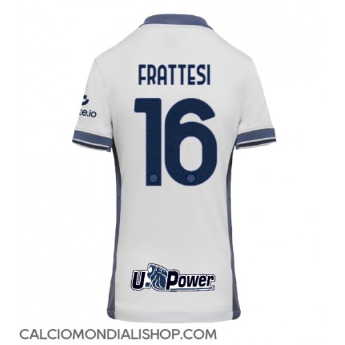 Maglie da calcio Inter Milan Davide Frattesi #16 Seconda Maglia Femminile 2024-25 Manica Corta